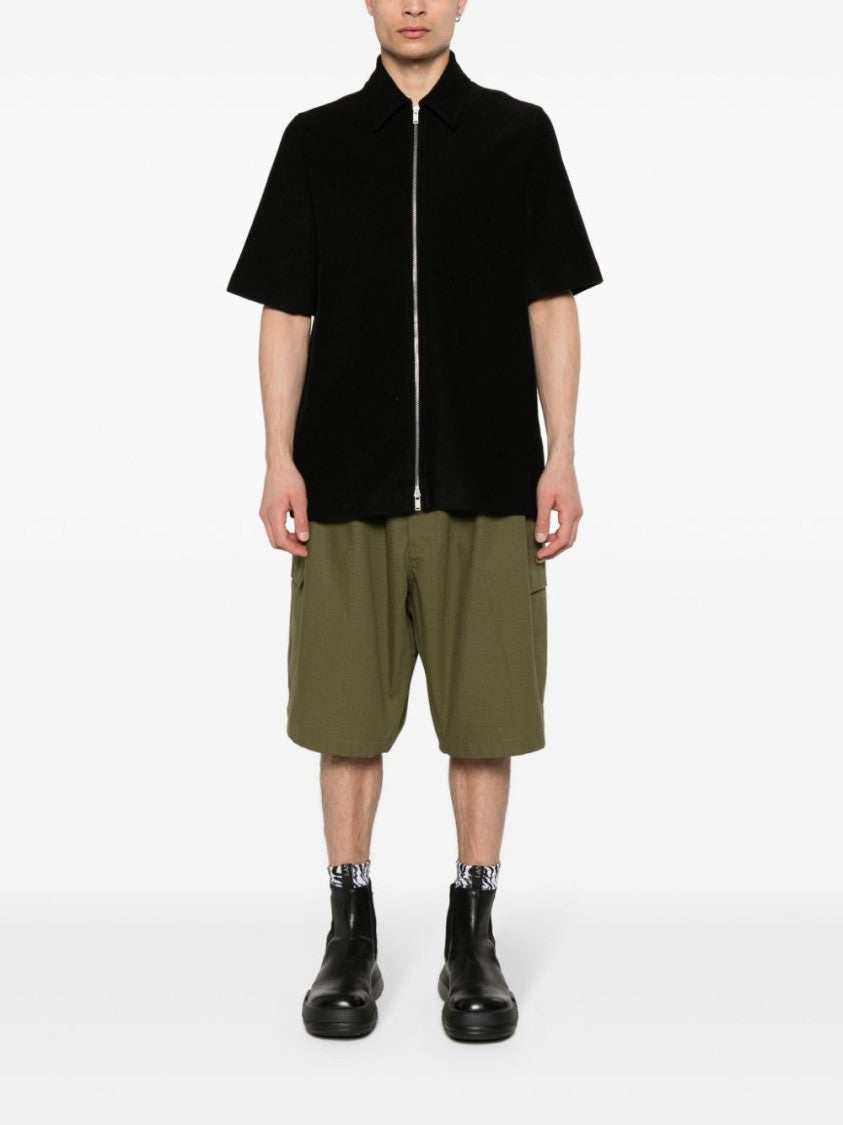 Jil Sander Zip Shirt With Logo
