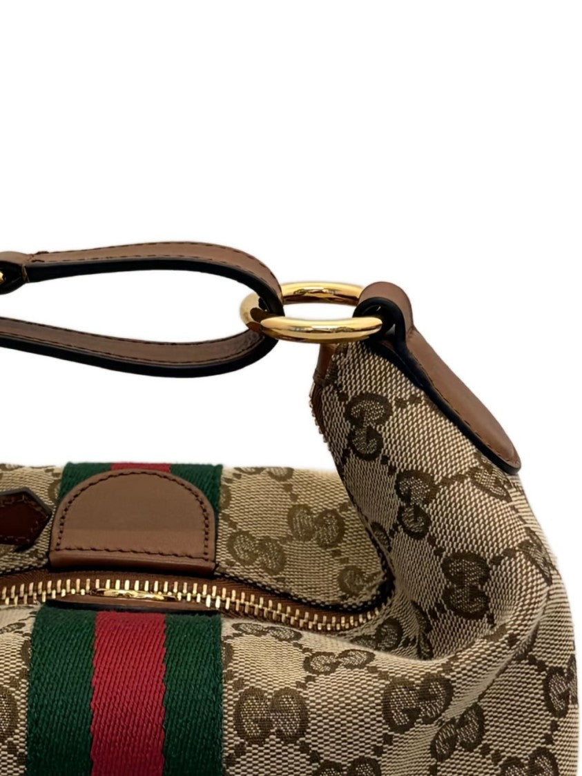 Gucci Rectangular Fabric Bag With Signature Monogram