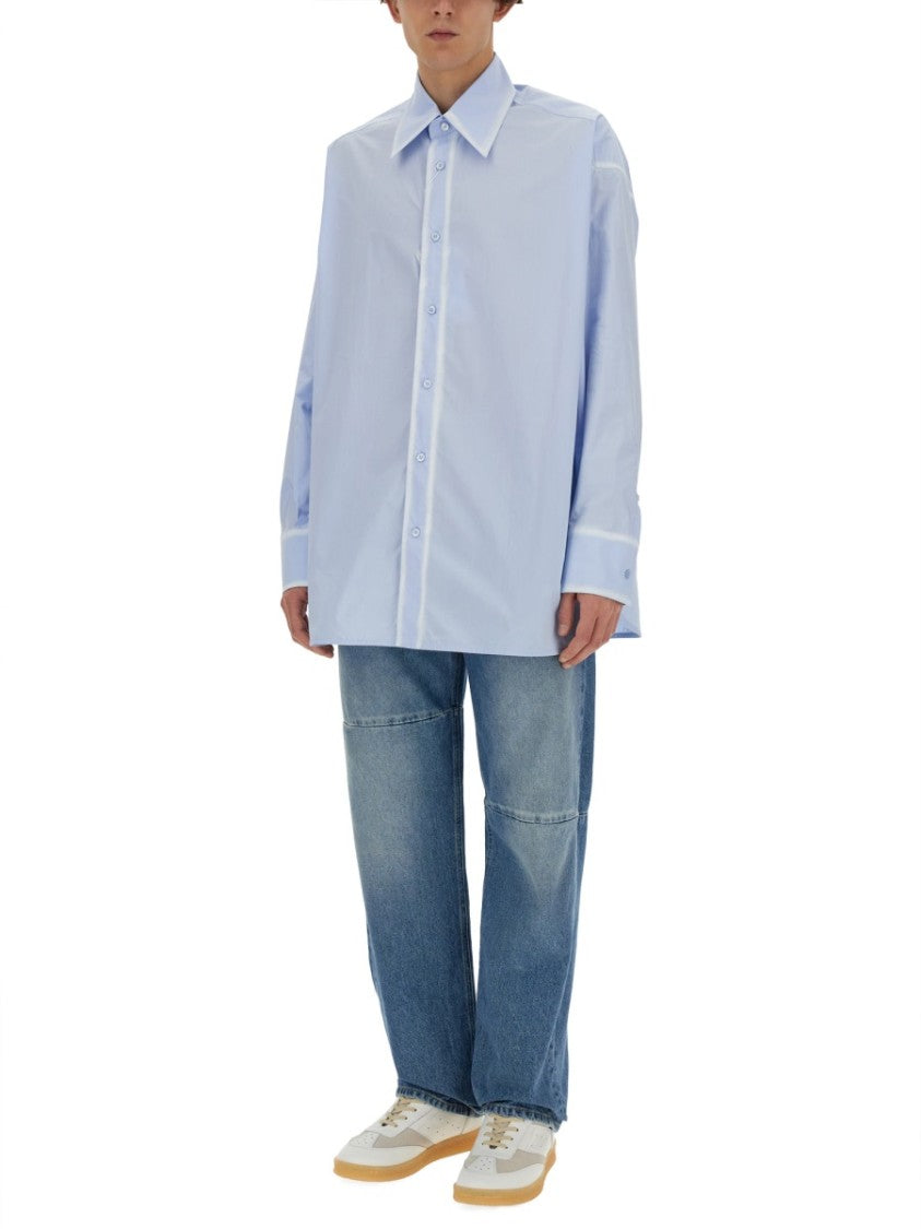 Mm6 By Maison Margiela Medium Blue Regular Fit Jeans