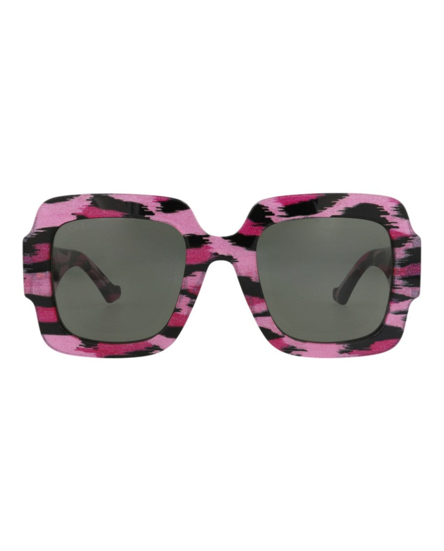 Gucci Square-Frame Recycled Acetate Sunglasses