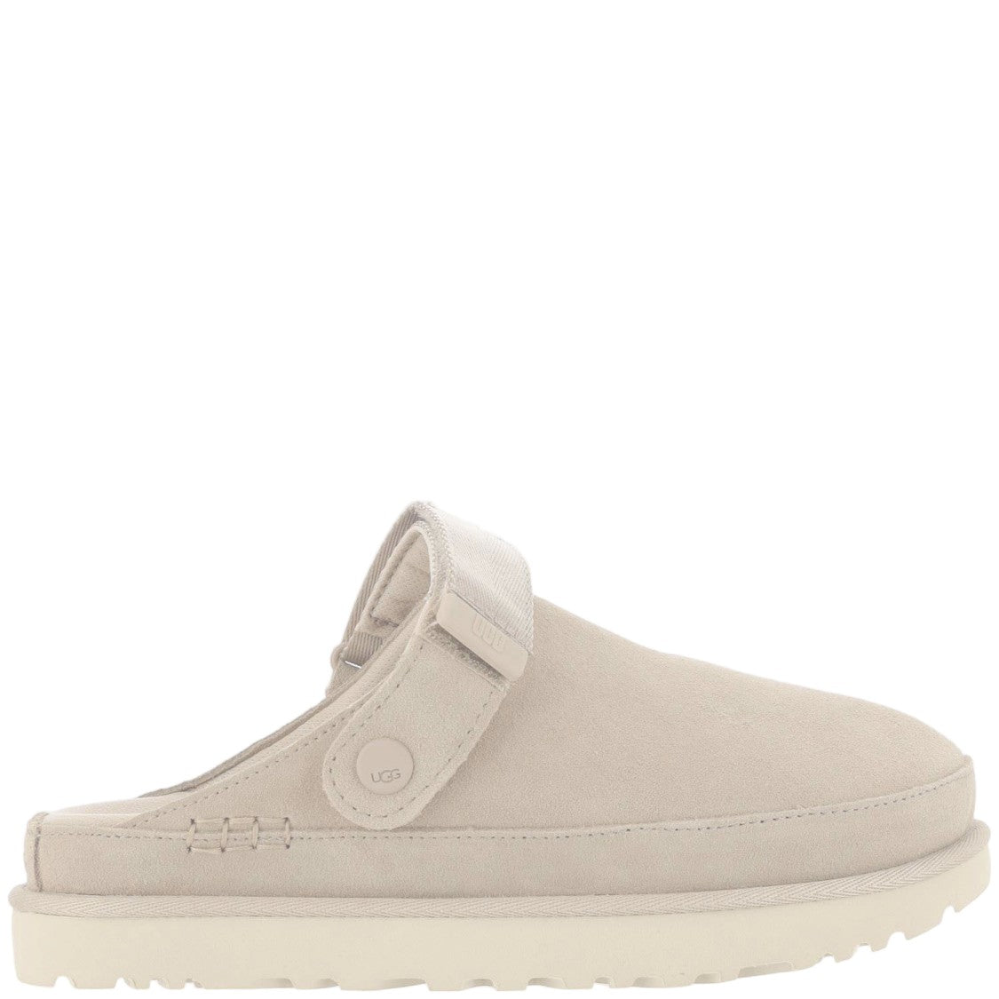 Ugg Beige Suede Clogs