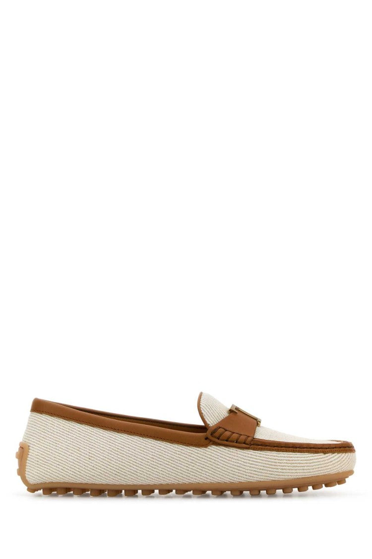 Tod's Sand Fabric City Loafers