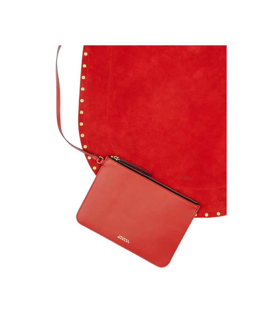 Isabel Marant Borsa Oskan Hobo Soft In Pelle Di Vitello Scamosciata