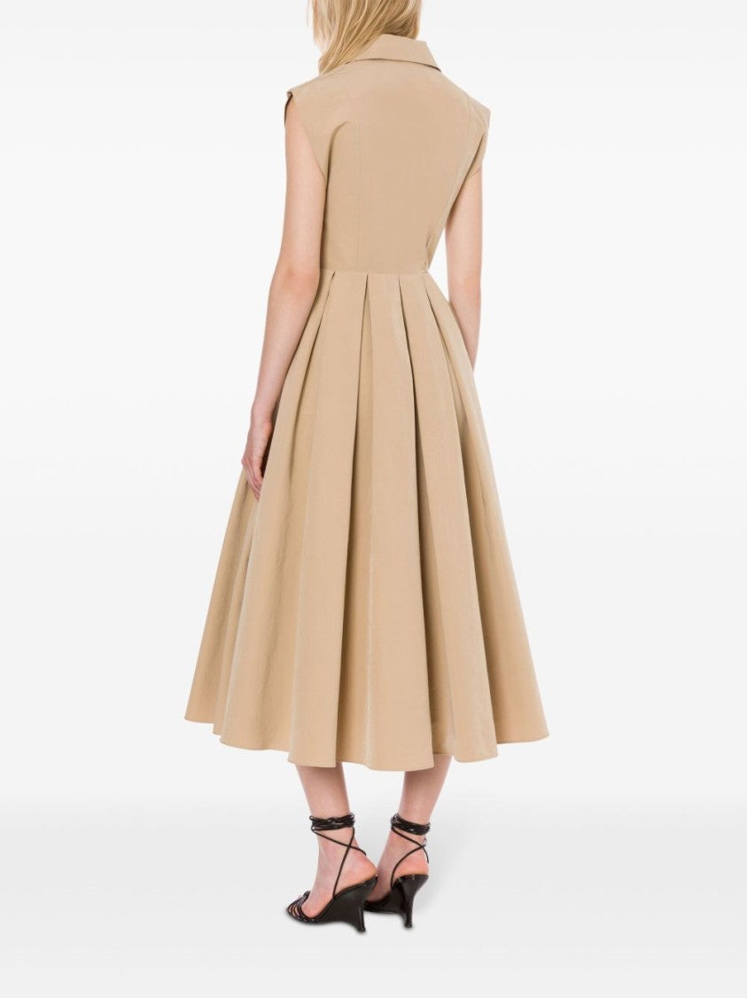 Philosophy Di Lorenzo Serafini Fitted Maxi Dress With Classic Collar