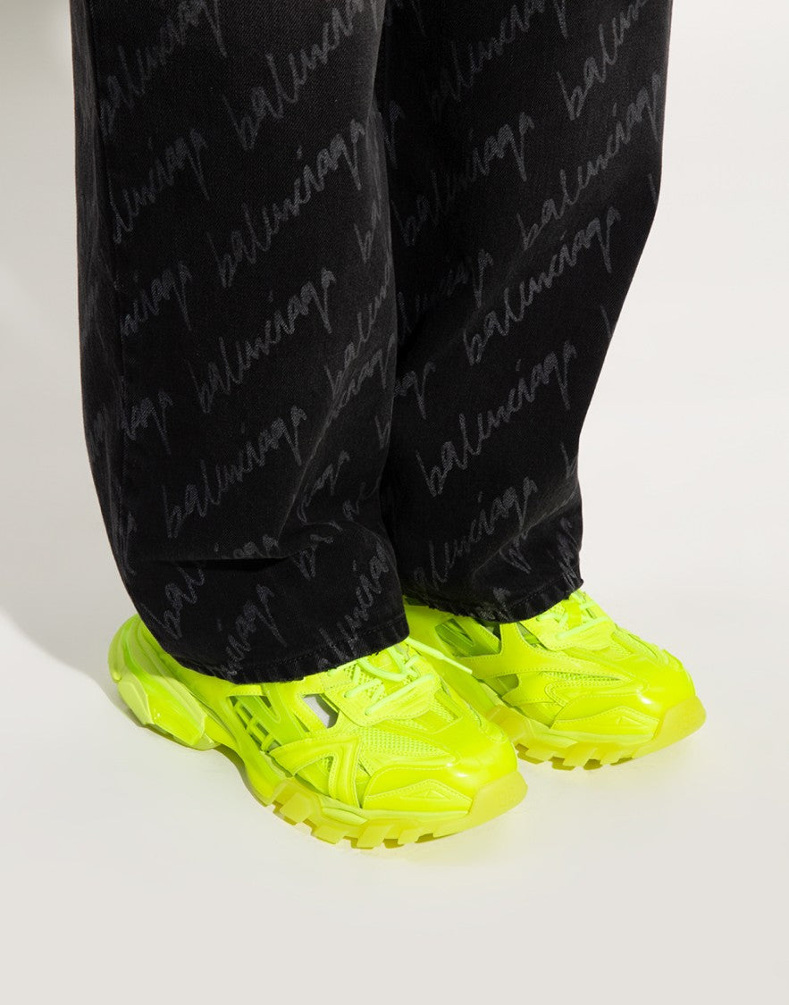 Balenciaga Track 2.0 Clear Sole Logo Sneakers