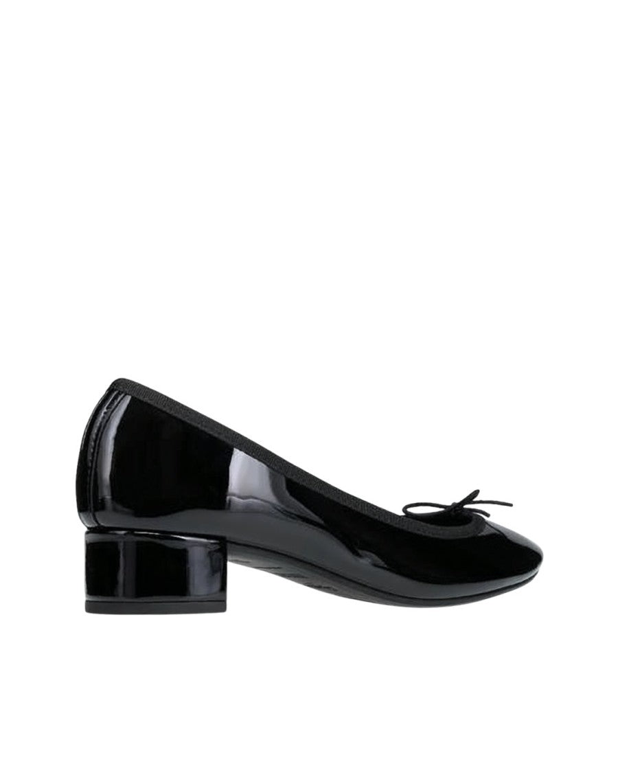 Repetto Sleek Black Leather Ballet Flats