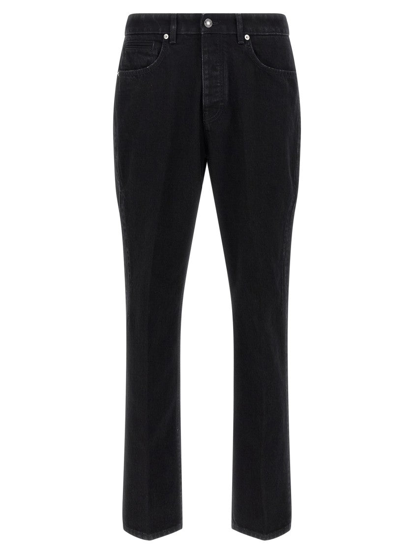 Givenchy Used-Effect Cotton Denim Jeans