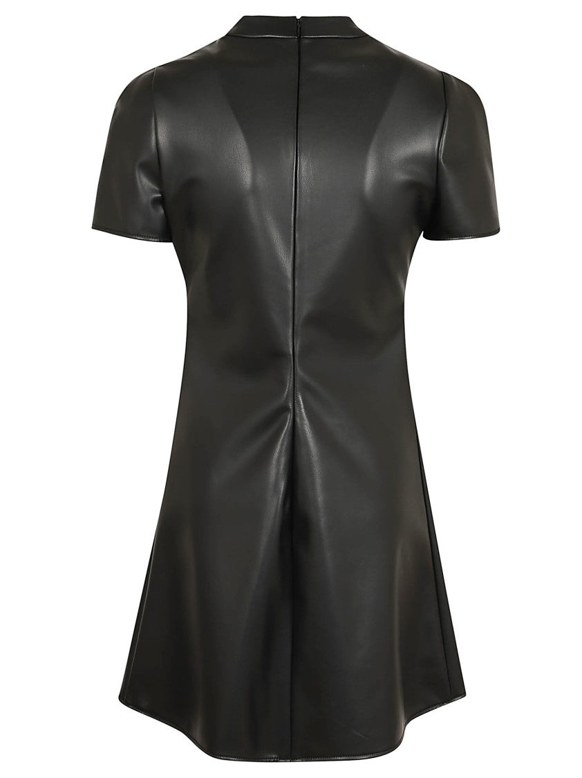 Courrèges Polyurethane Blend Dress With Short Sleeves