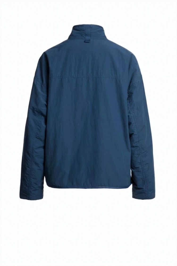 Parajumpers Cropped High Collar Jacket With Front Zipper Closure
