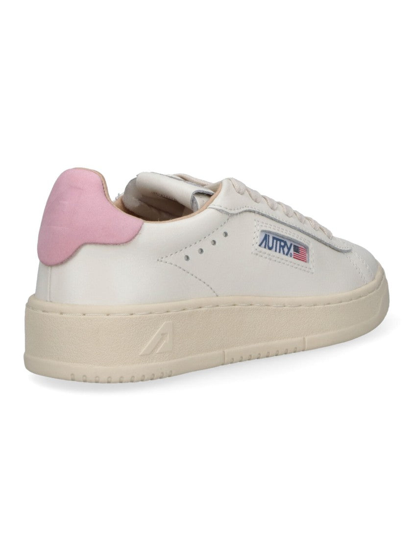 Autry Low-Top Off-White Leather Sneakers
