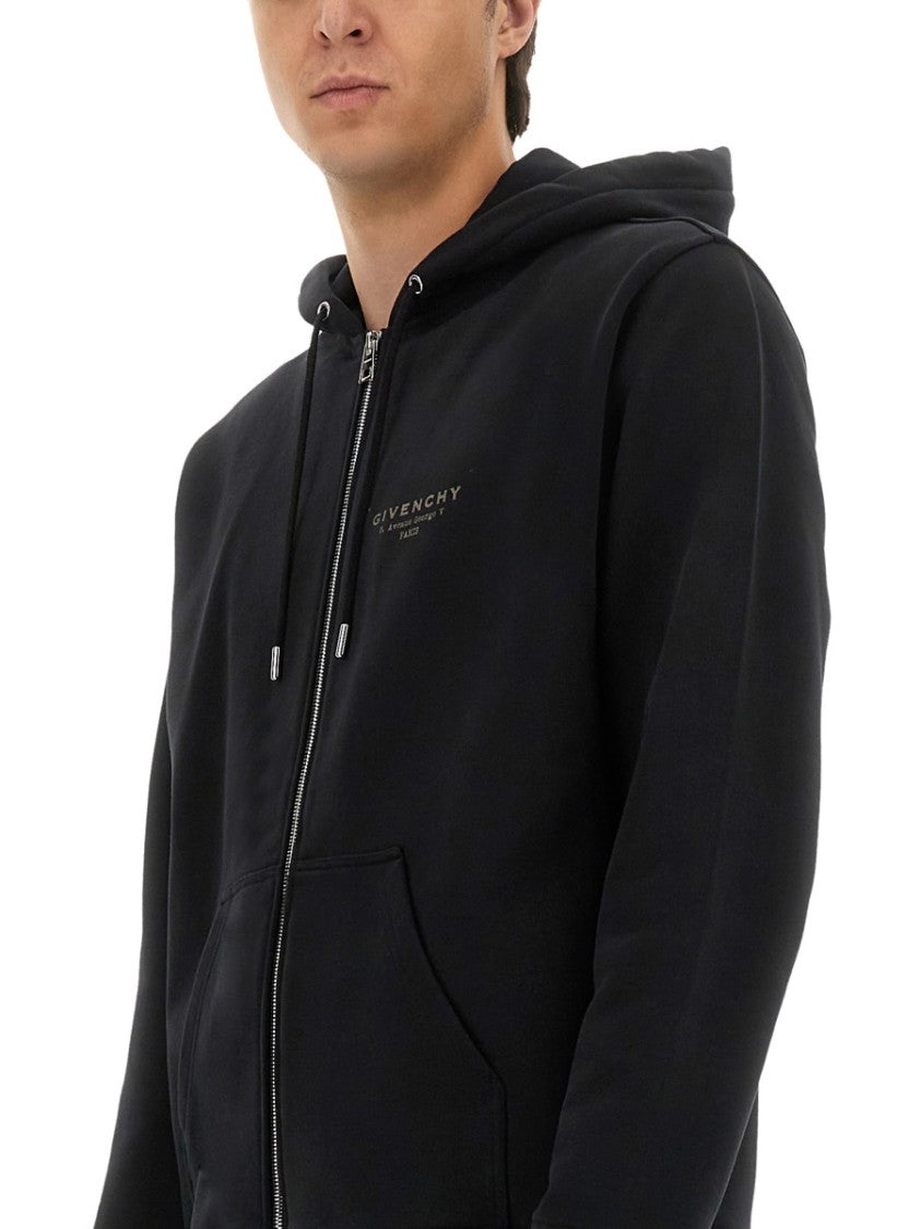 Givenchy Classic Zip-Up Hoodie With Spacious Hood