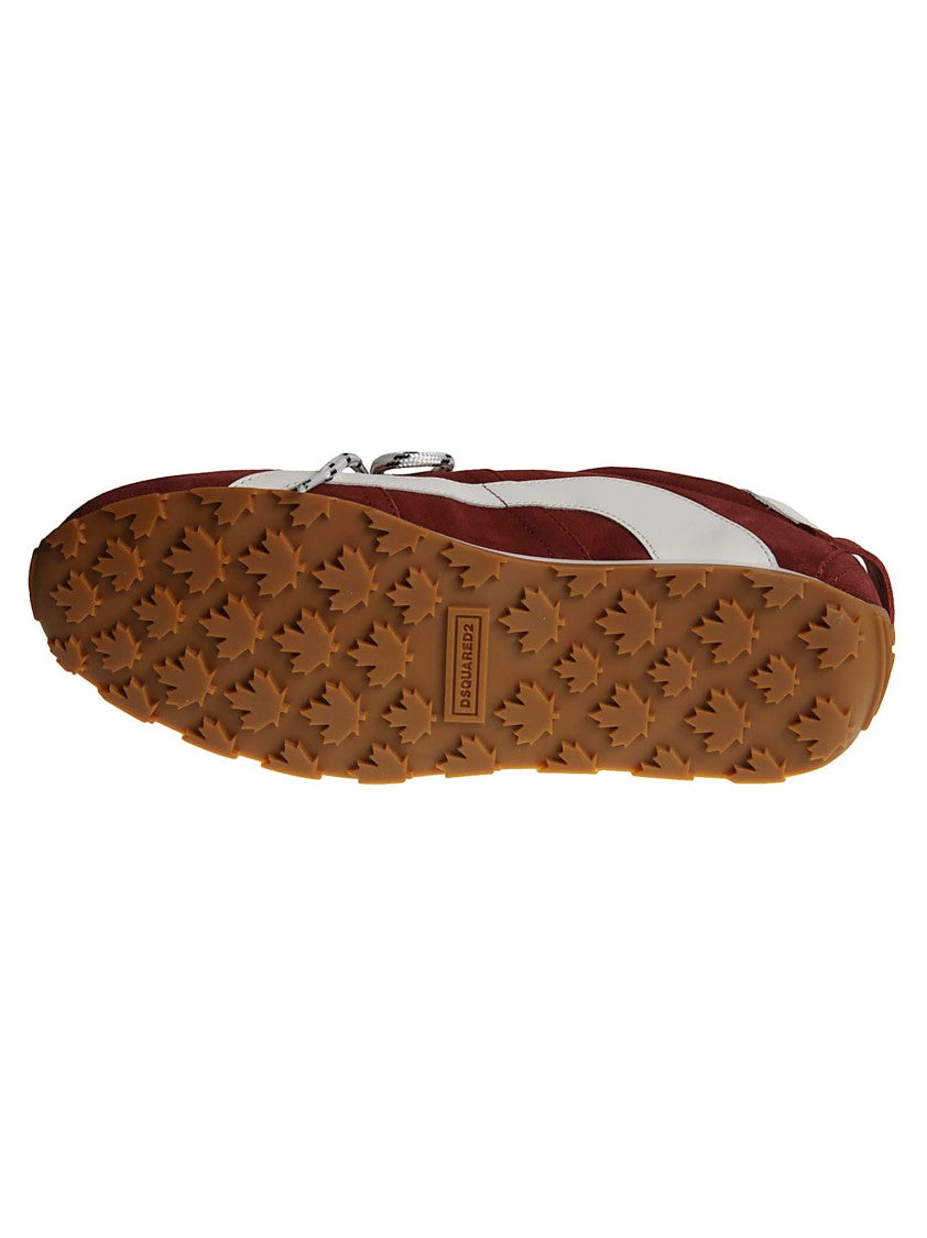 Dsquared2 Dc-642 Calf Leather Lace-Up Sneakers