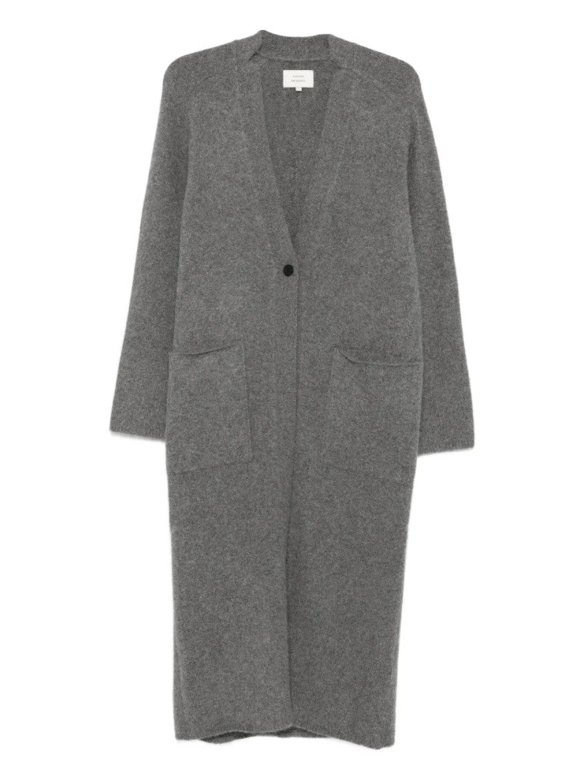 Loulou Studio Yak Buttoned Patch-Pocket Cardigan