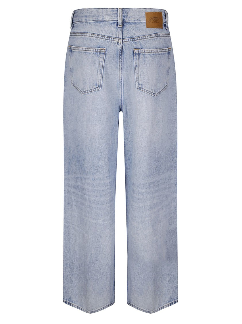Ganni Light Wash Denim Jeans