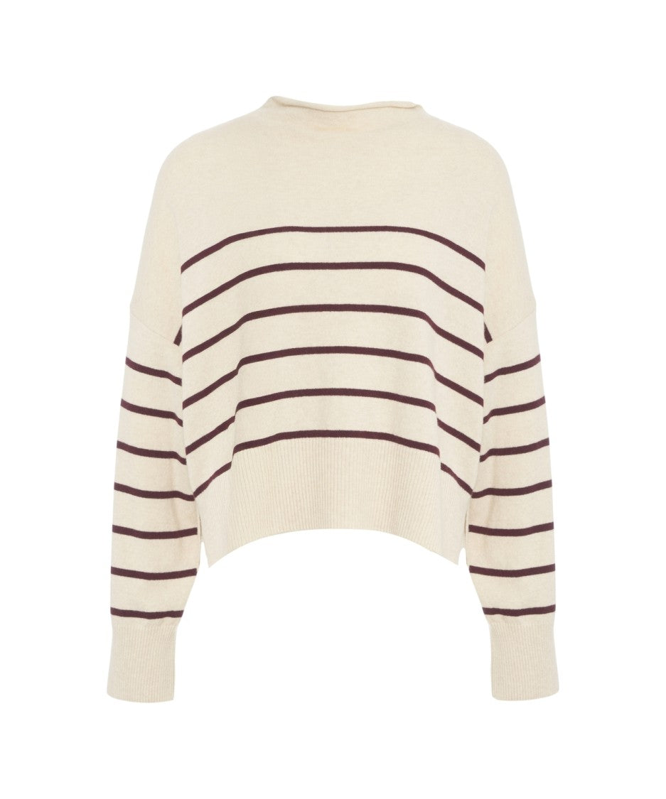 8Pm Timeless Striped Oversized Knit Pullover 'Anne'