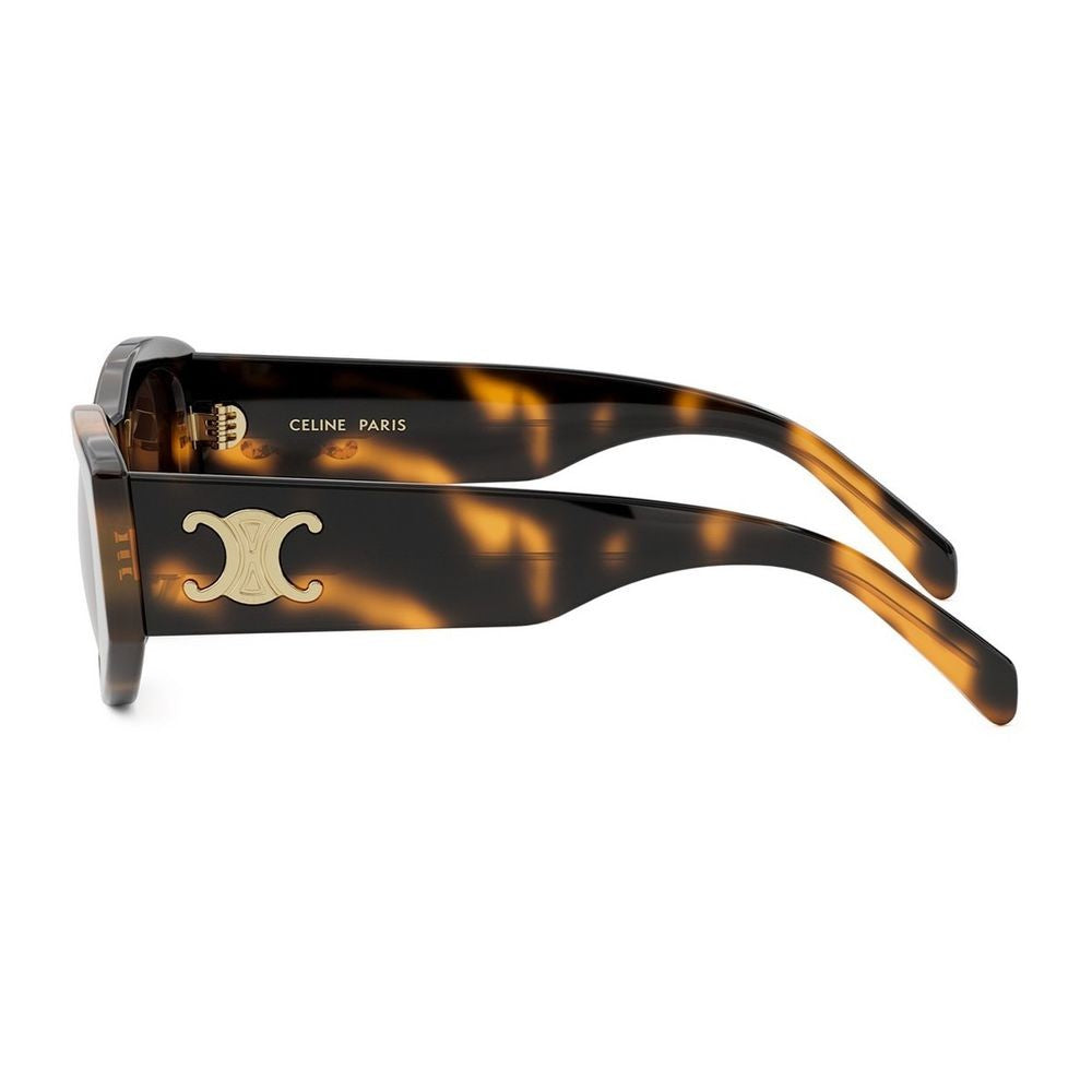 Celine Triomphe Cat-Eye Sculpted Acetate Sunglasses
