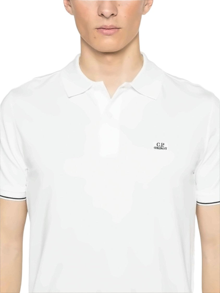 C.P. Company Short-Sleeve Polo Shirt With Discreet Logo