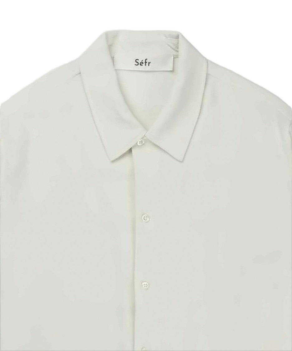 Séfr Long-Sleeve Minimalist Shirt With Classic Collar