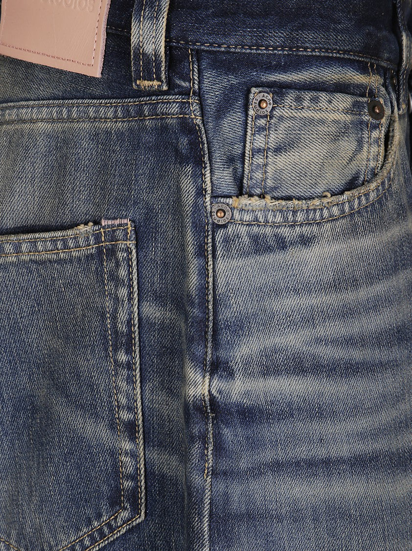 Acne Studios Oversized Medium Wash Blue Jeans