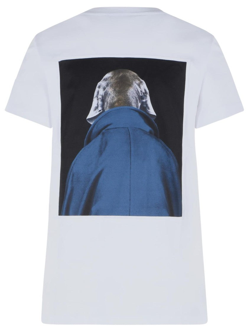 Max Mara 'Calca' White Cotton T-Shirt