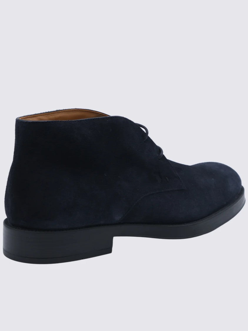 Tod's Polacco Formale Gomma Suede Loafers