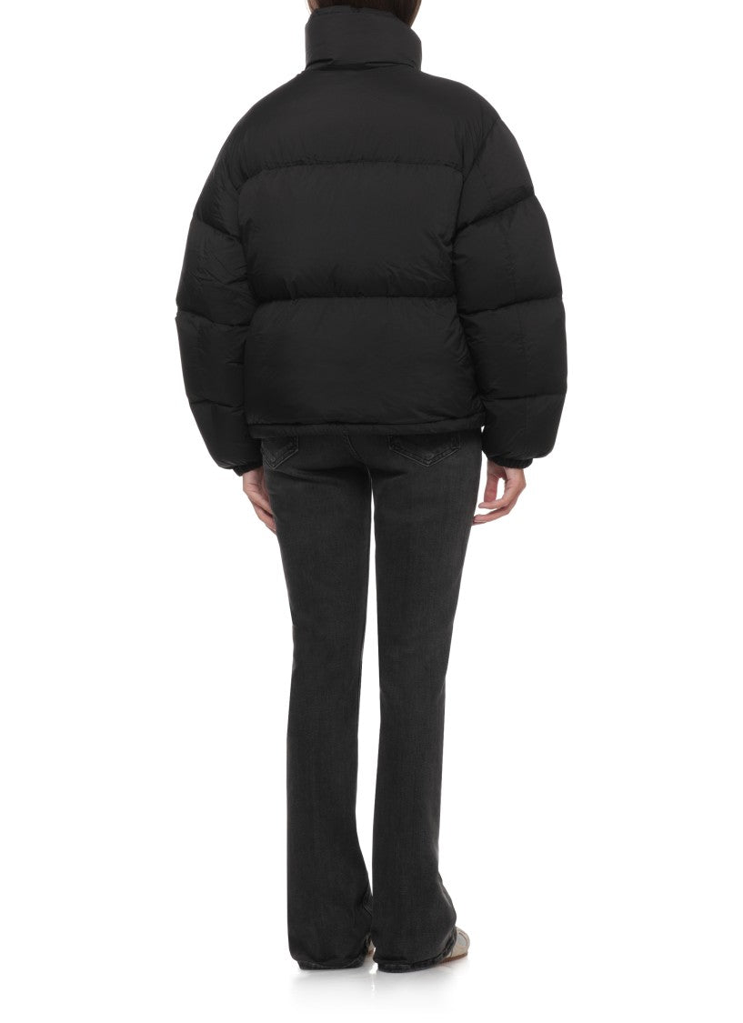 Canada Goose Voluminous Black Padded Coat With High Neck