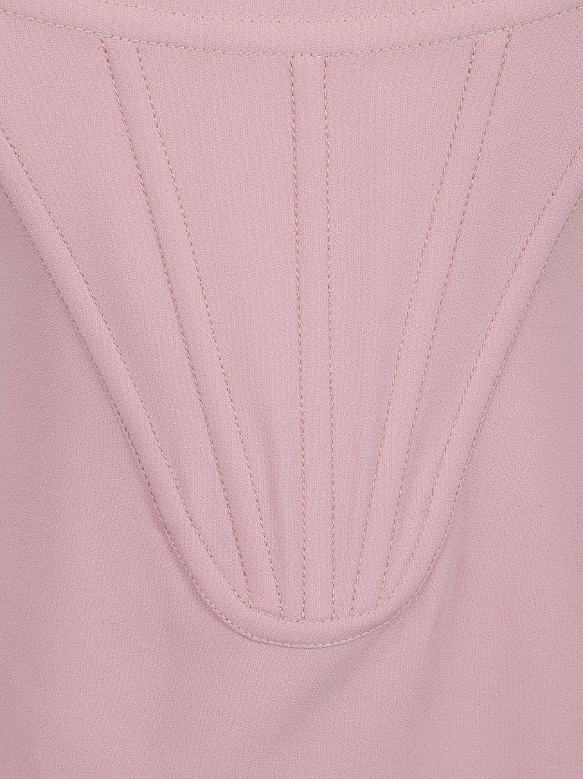 Versace Structured Fitted Dress