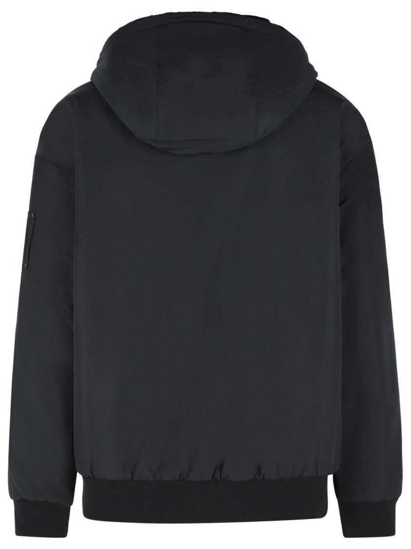 Moose Knuckles 'Bunny' Black Polyester Reversible Jacket