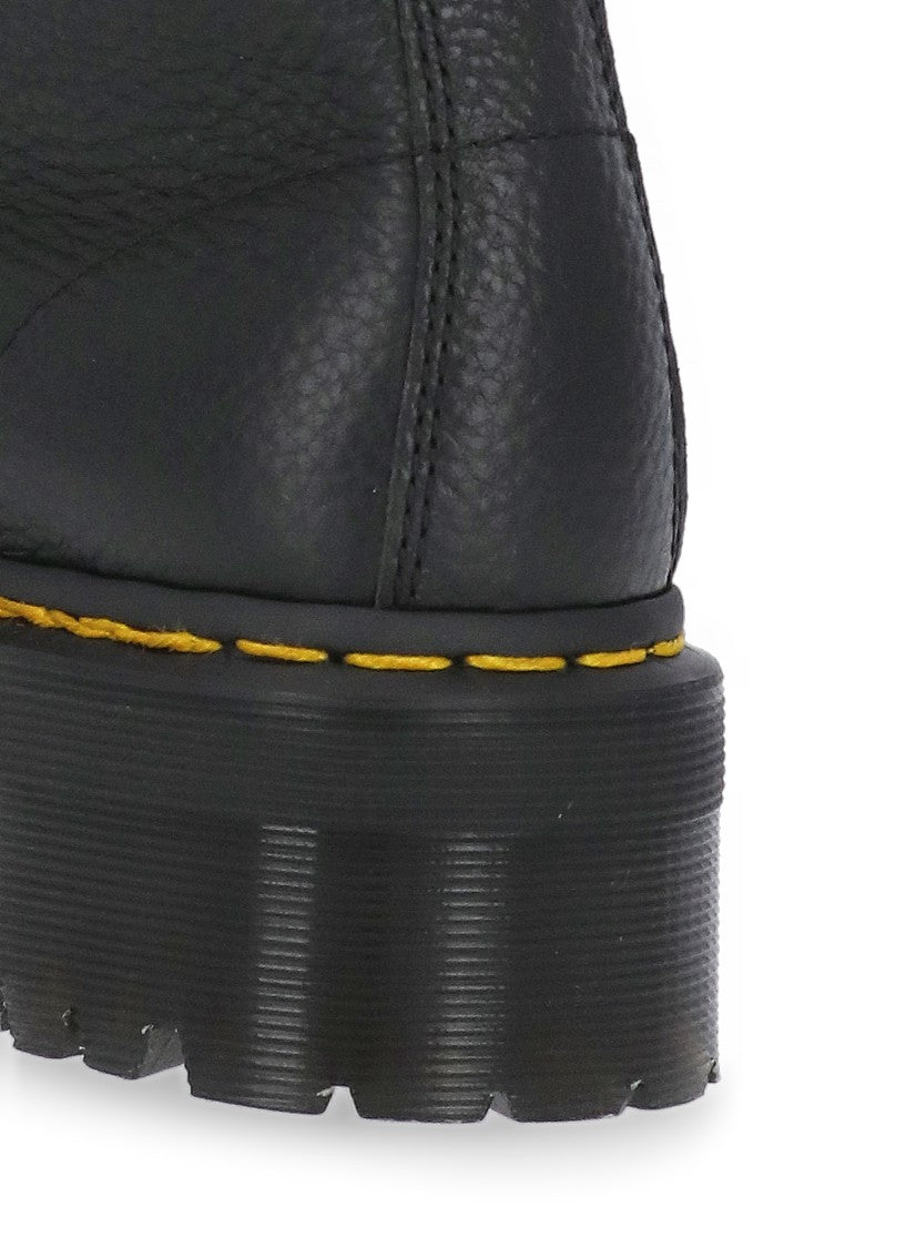 Dr. Martens Pebbled Leather Sinclair Boots With Zip