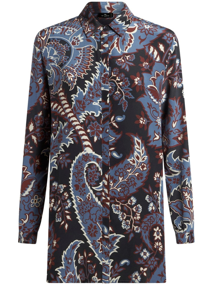 Etro Multicoloured Paisley Long Sleeve Shirt
