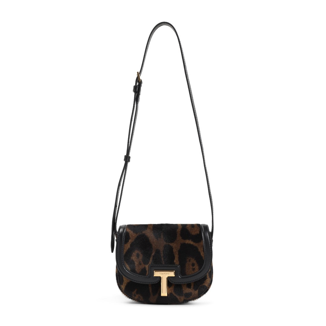 Tom Ford Shoulder Bag With Distinctive Leopard Print Design