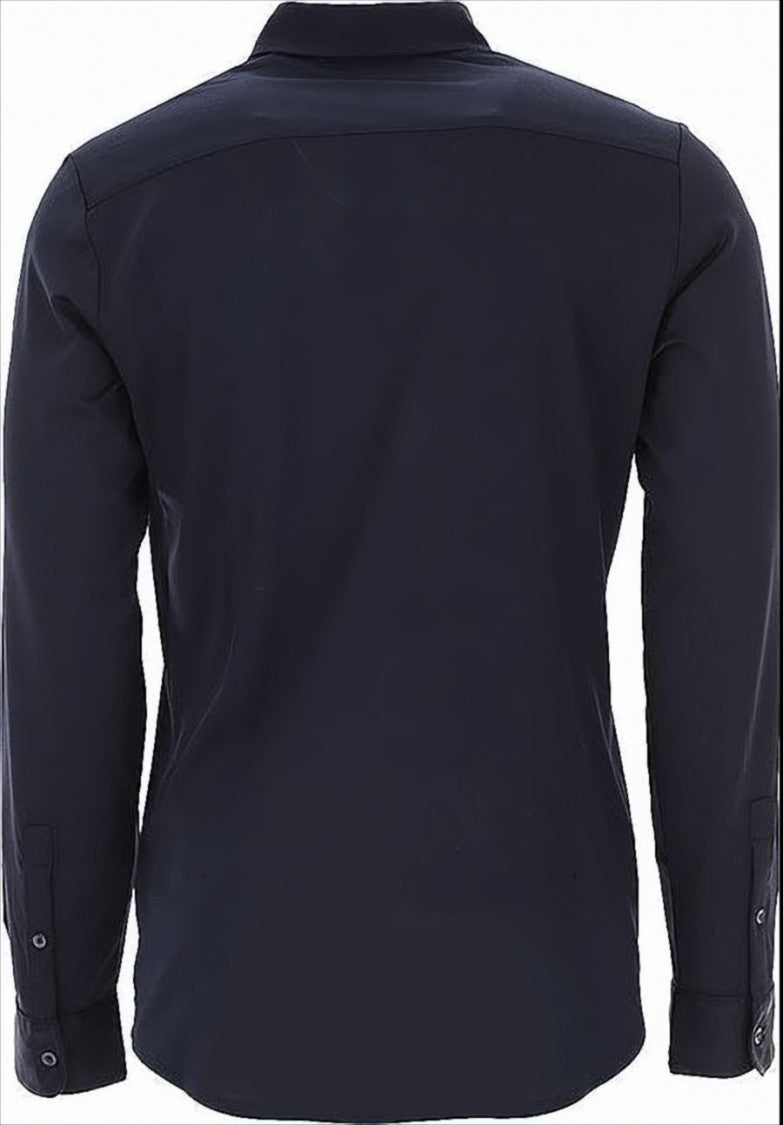 Emporio Armani Navy Blue Shirt