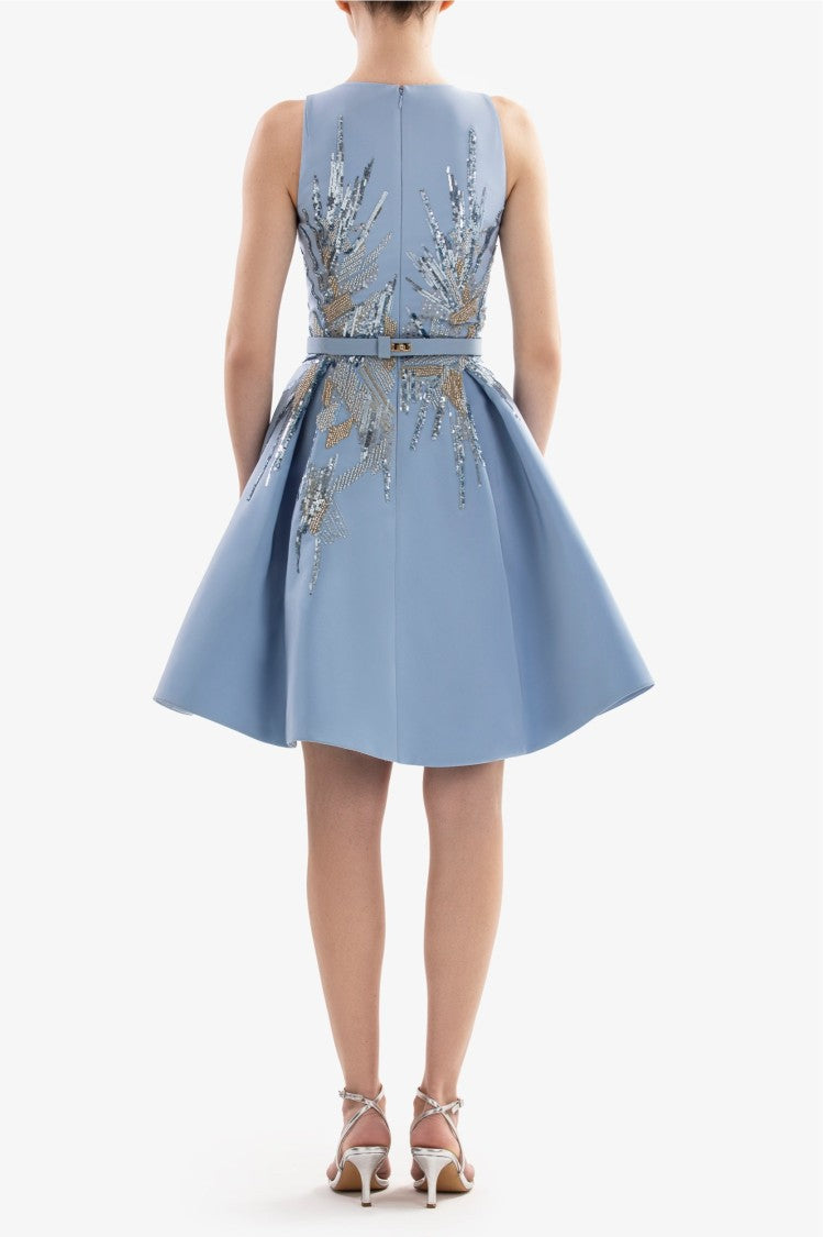 Saiid Kobeisy Short Embroidered Dress