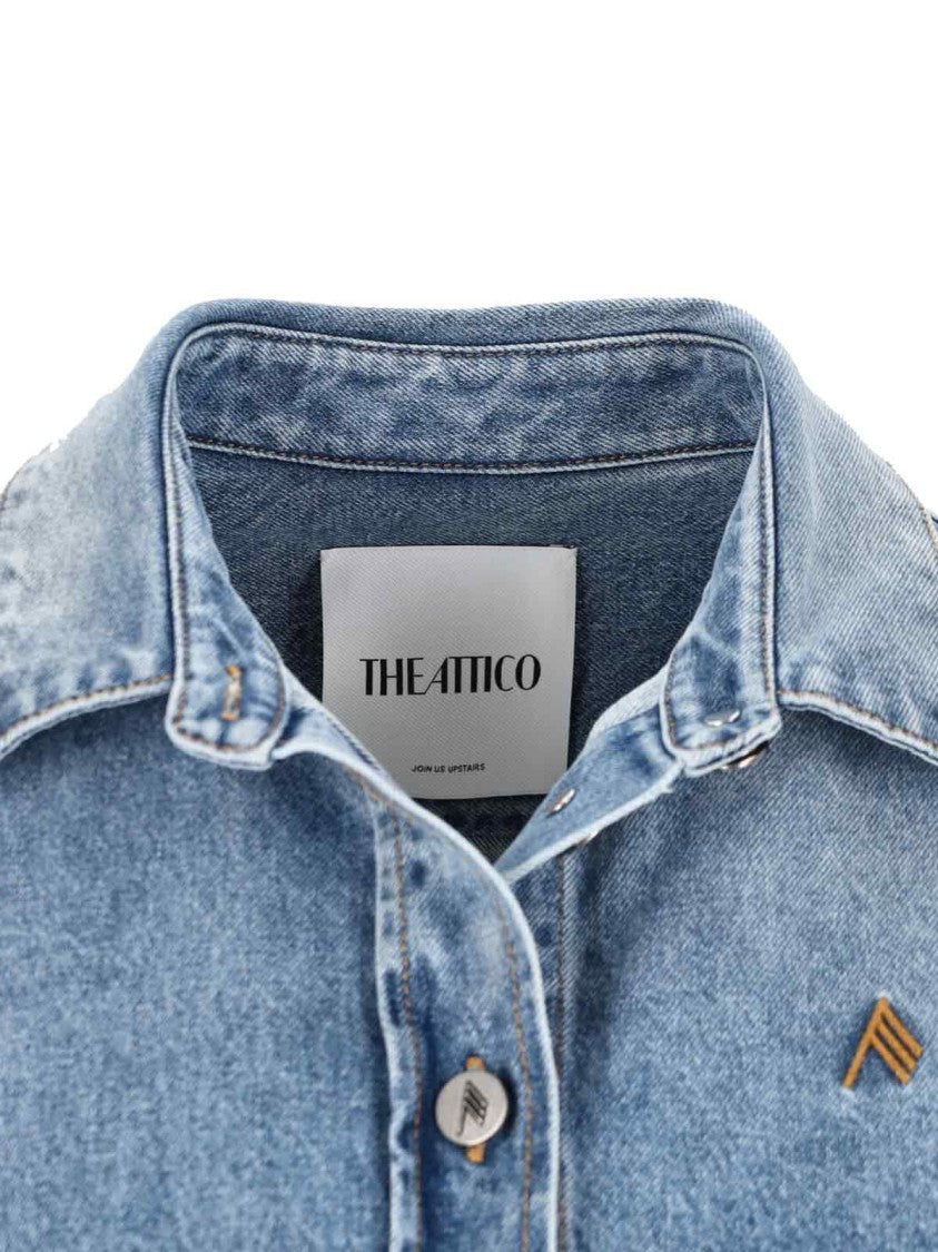 The Attico Denim Shirt – Light Blue