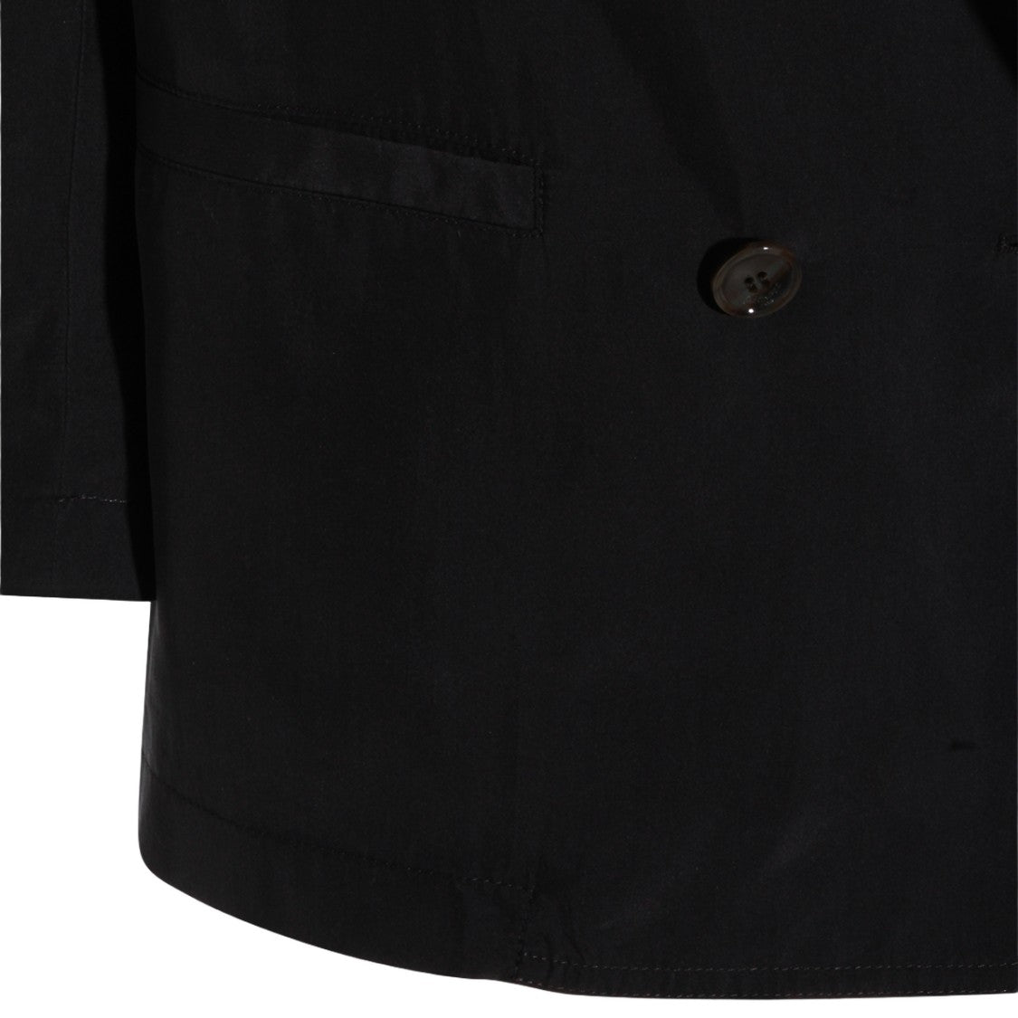 Saint Laurent Double-Breasted Black Jacket