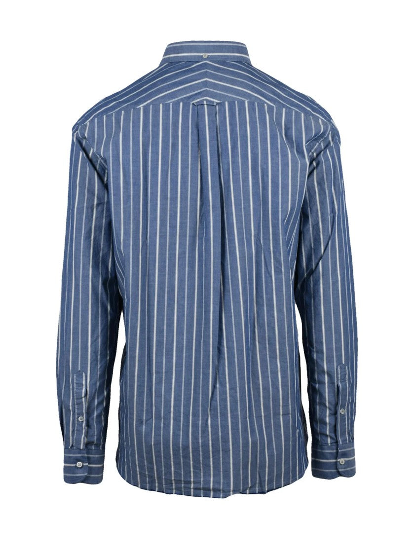 Deuxieme Denim Cotton Denim Men Shirt