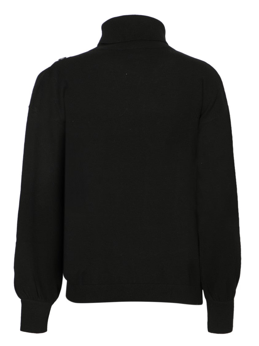 Blanca Vita Cashmere Knitwear With High Neck