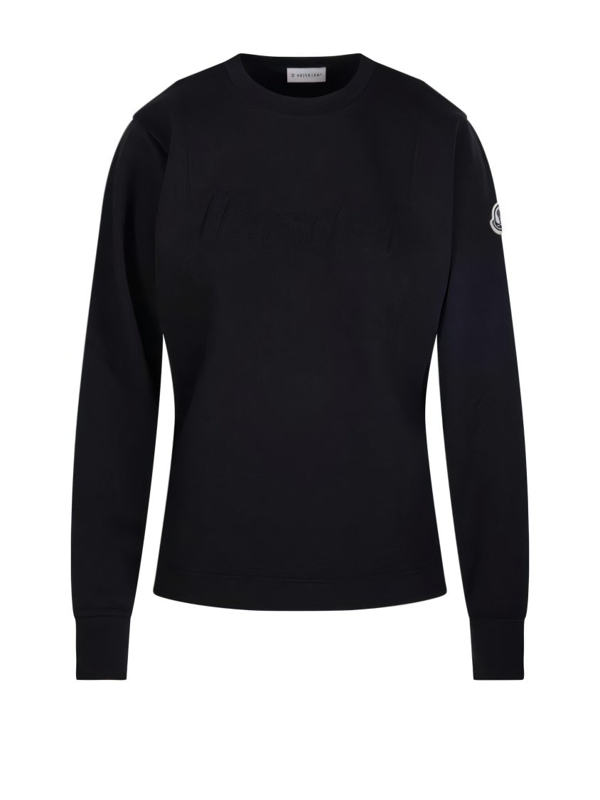 Moncler Long-Sleeve Top With Embossed Logo