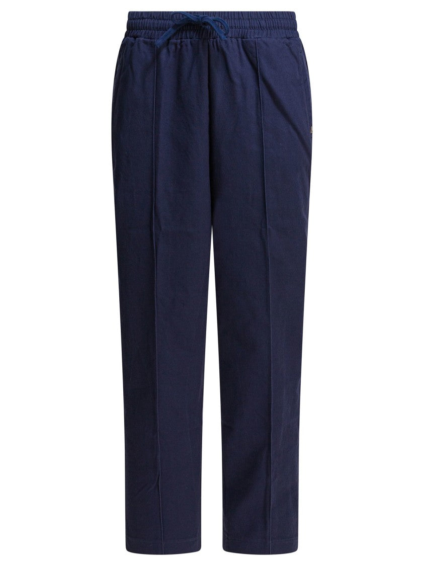 Altum Relaxed Fit Blue Trousers With Elastic Waistband