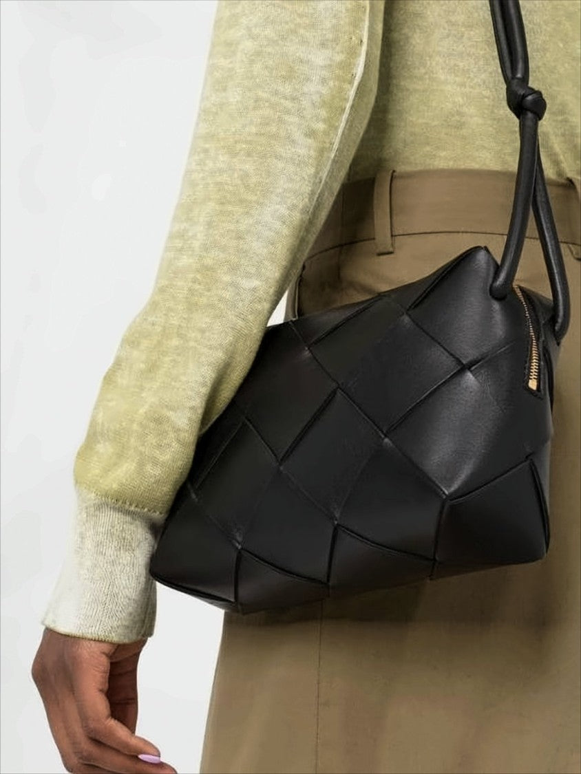 Bottega Veneta Rectangular Padded Lambskin Shoulder Bag