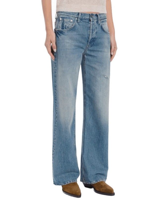 Dondup Low-Rise Wide-Leg Jeans