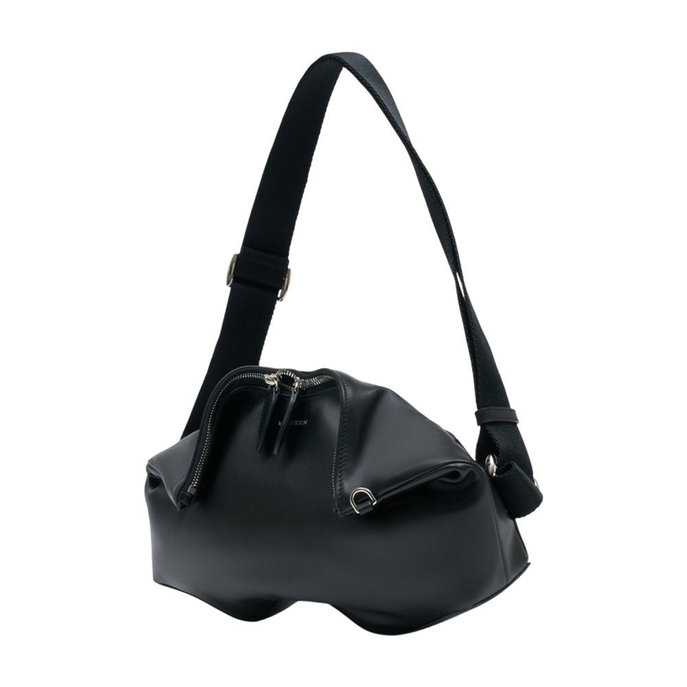 Alexander Mcqueen Manta Messenger Clutch - Leather - Black