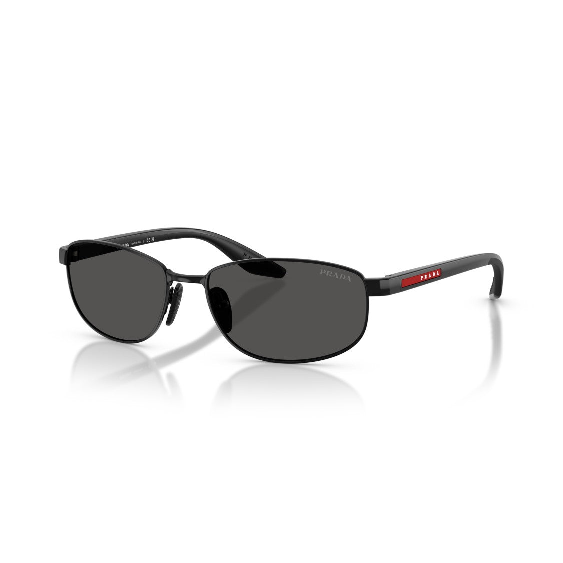 Prada Linea Rossa 0Ps B53s Rectangular Metal Frame Sunglasses