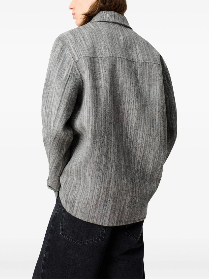 Axel Arigato Aidan Striped Shirt Jacket