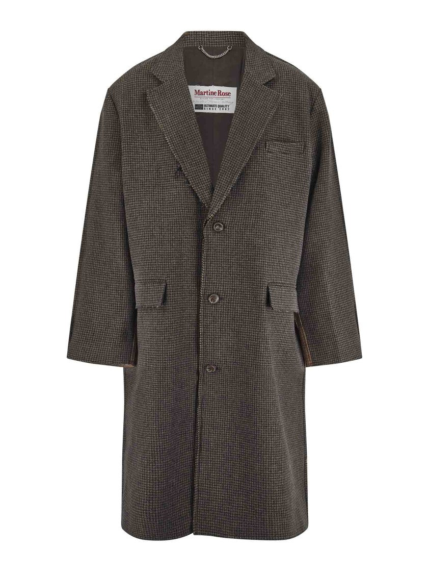 Martine Rose Checked Wool Blend Martine Rose Coat