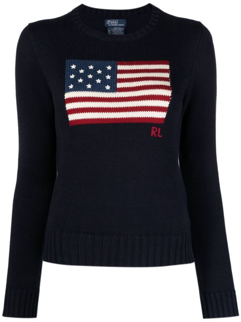 Polo Ralph Lauren Navy Blue Knitted Sweater