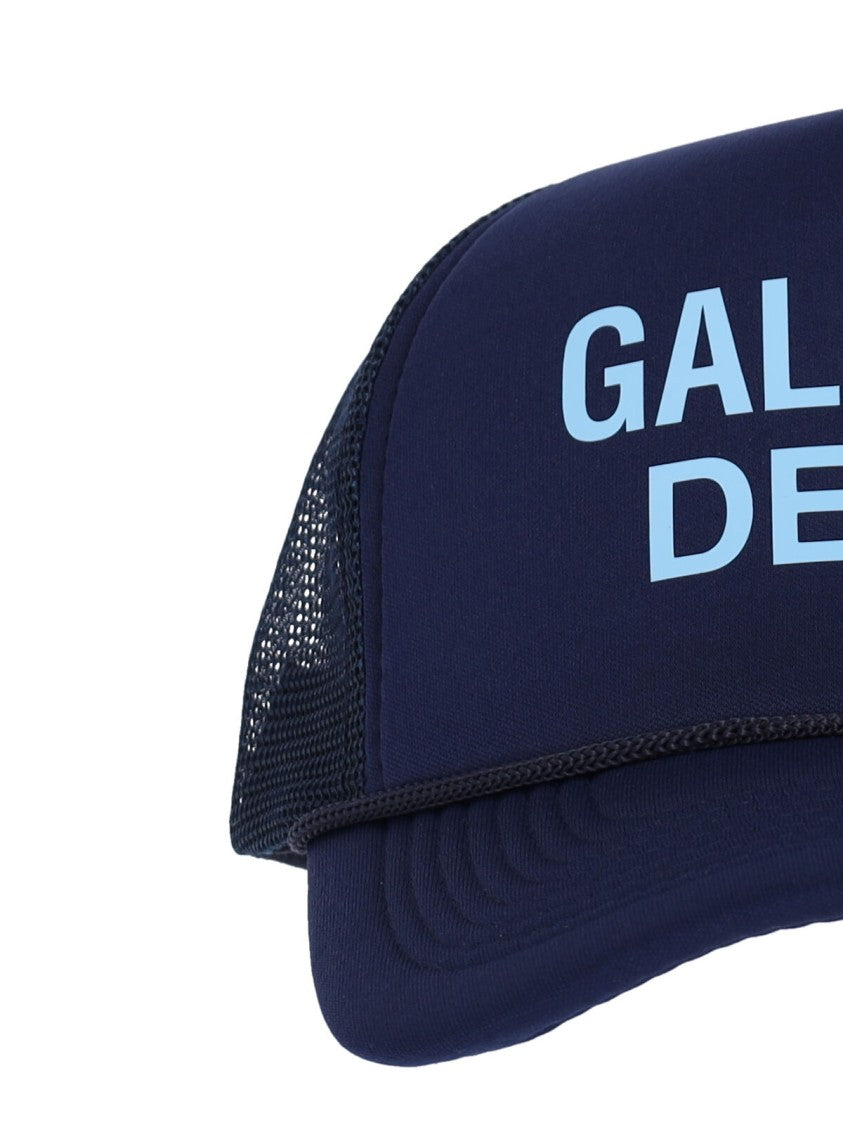 Gallery Dept. Blue Curved Visor Logo Baseball Cap