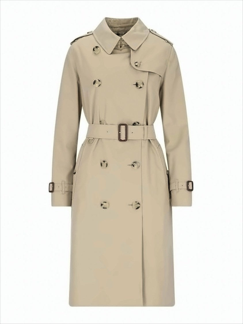Burberry Belted Double-Breasted Trench Coat