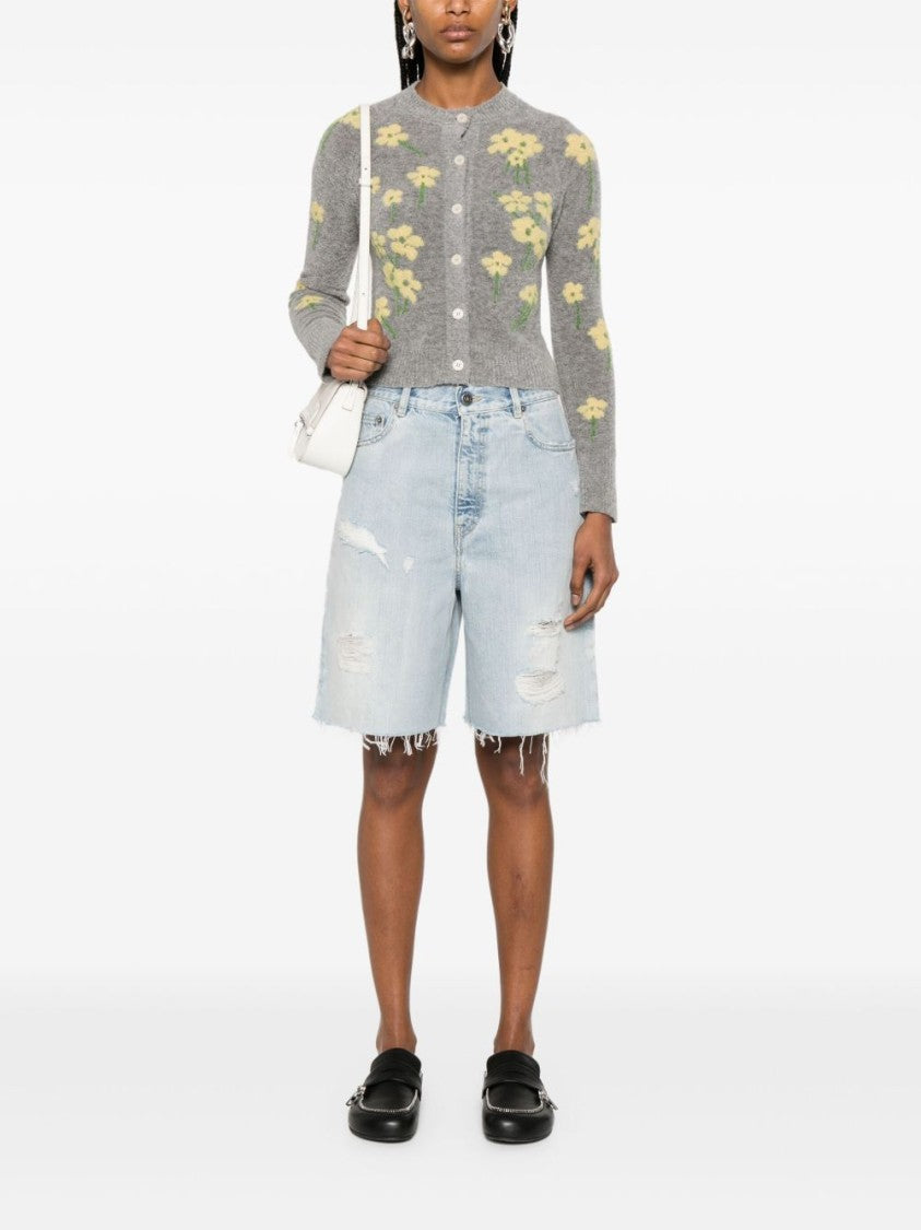 Golden Goose Light Blue Denim Shorts