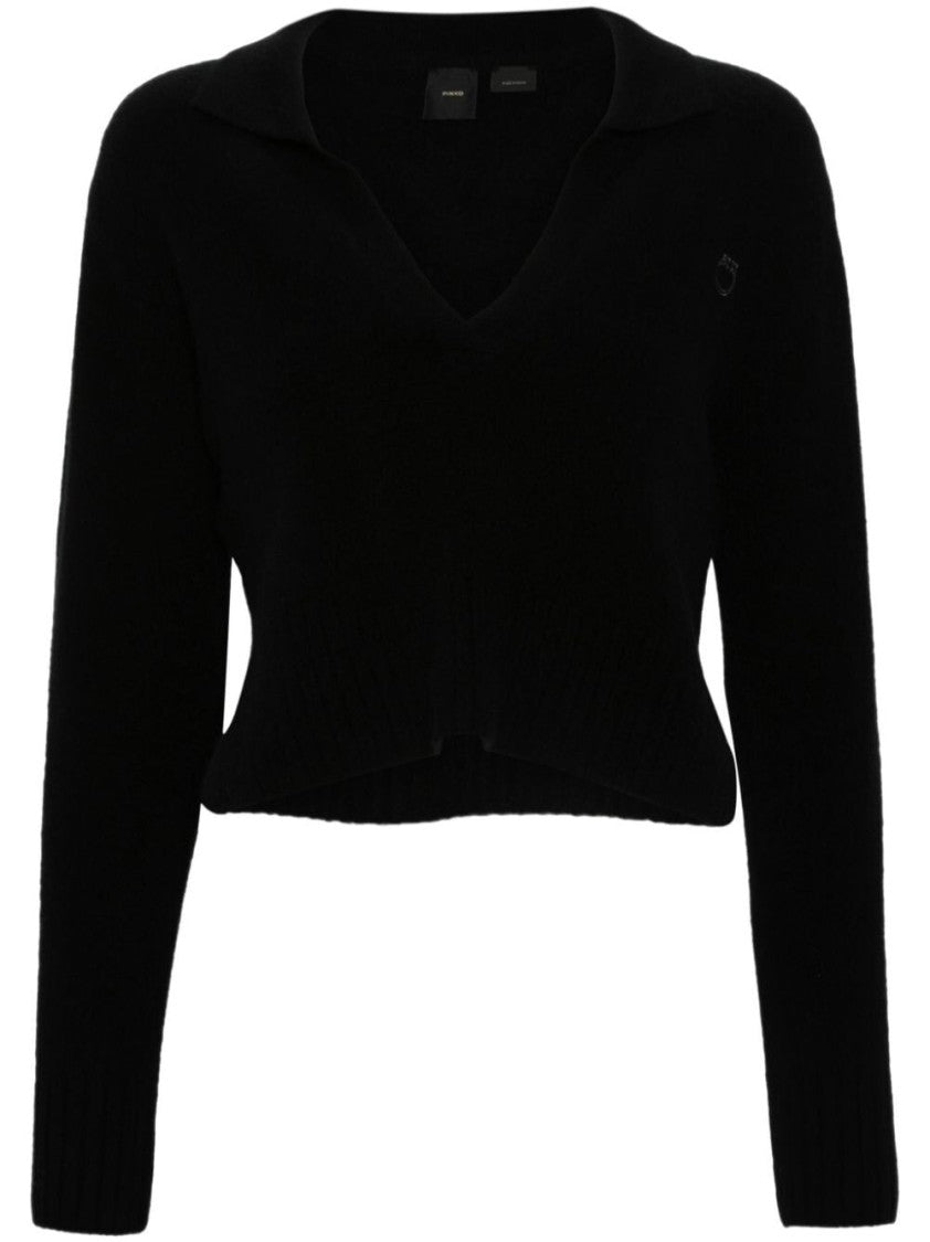 Pinko `Profumo` Polo-Neck Sweater